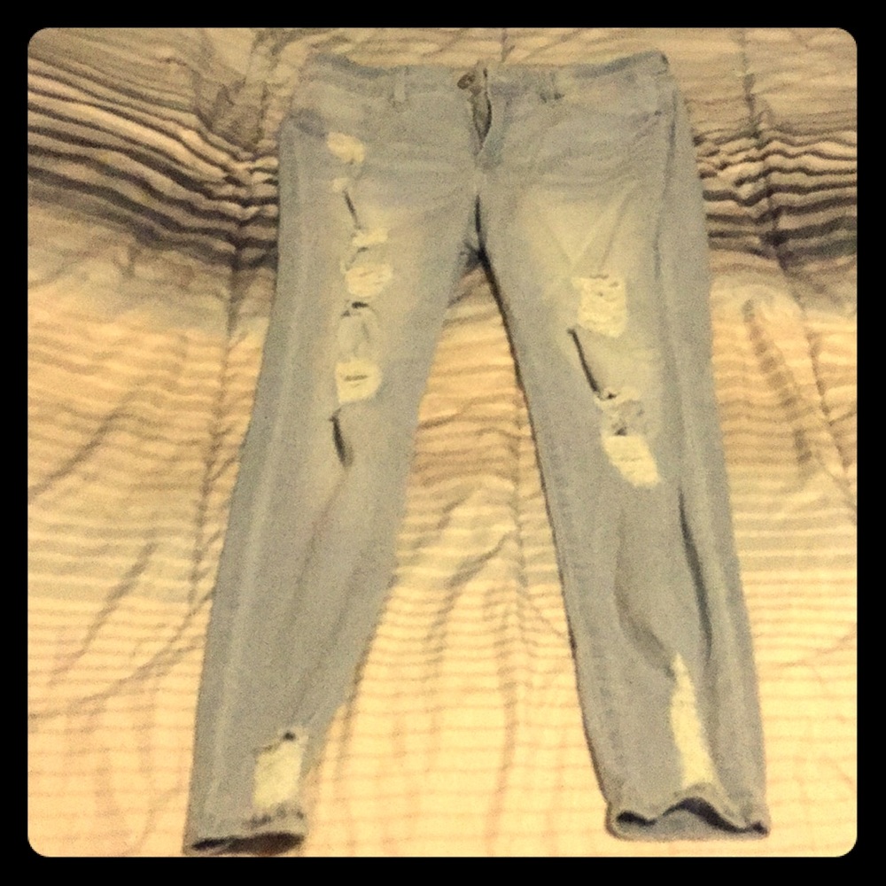 JCPenney light blue jeggings
